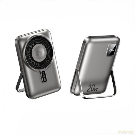 POWERBANK REMAX 3w1 10000mAh 15W RPP-695 WITH FOLDABLE STAND GREY