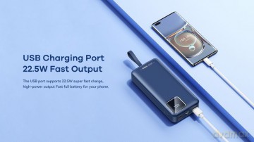 POWERBANK REMAX SUJI SERIES 30000mAh RPP-550 PD 20W+ QC 22,5W BLUE
