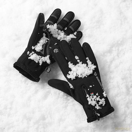 Rękawiczki Zimowe Sport Do Smartphone L Ocieplane Black