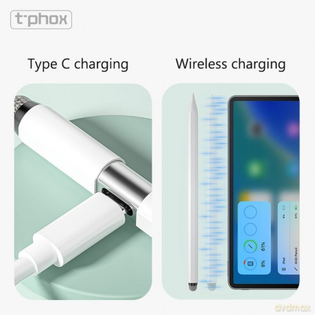 Rysik T-Phox Era 3 For All Device Usb-C Charging/Magnetic Charging White