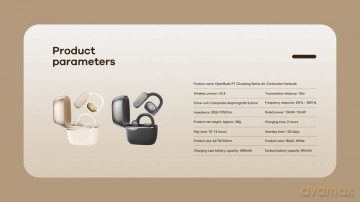 Słuchawki Bluetooth REMAX TWS P1 WHITE AIR CONDUCTION