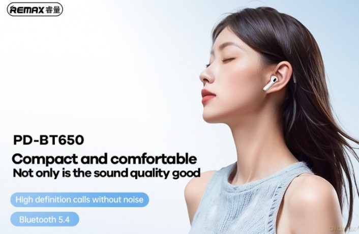 Słuchawki Bluetooth REMAX TWS PD-BT650 PRODA Bluetooth 5.4 WHITE
