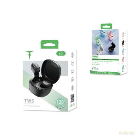 Słuchawki T-Phox Tws B21 White