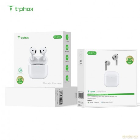 Słuchawki T-Phox Tws U14 Pro White