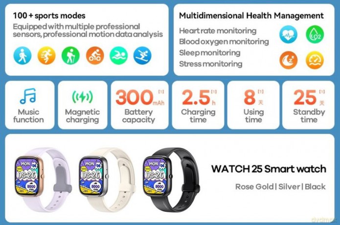 Smartwatch Remax Watch25 Black
