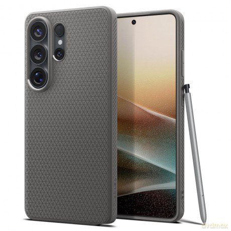 Spigen nakładka Liquid Air do Samsung Galaxy S26 Ultra marmurowa szara