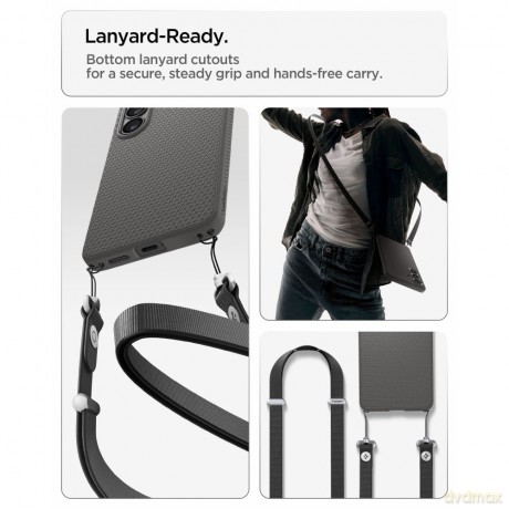 Spigen nakładka Liquid Air do Samsung Galaxy S26+ marmurowa szara
