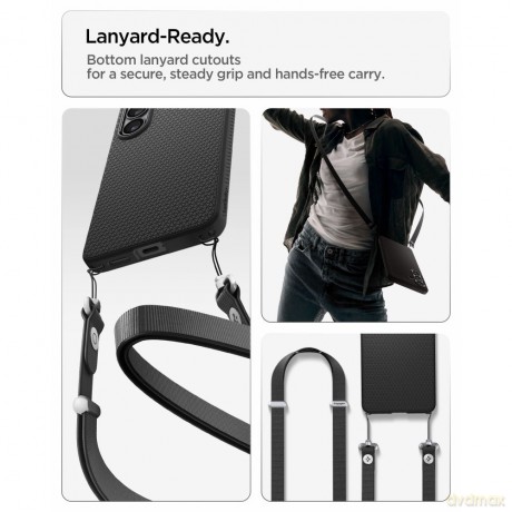 Spigen nakładka Liquid Air do Samsung Galaxy S26+ matowa czarna