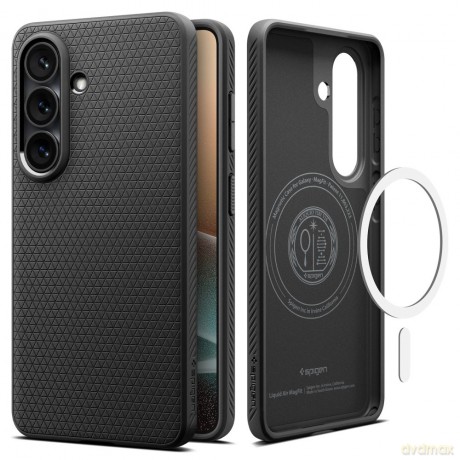 Spigen nakładka Liquid Air Mag Magsafe do Samsung Galaxy S26+ matowa czarna
