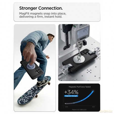 Spigen nakładka Tough Armor Mag Magsafe do Samsung Galaxy S26 Ultra czarna