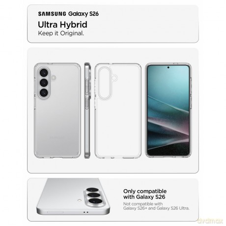 Spigen nakładka Ultra Hybrid do Samsung Galaxy S26 przezroczysta