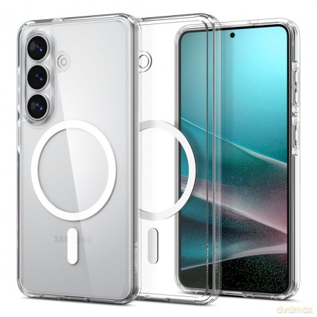 Spigen nakładka Ultra Hybrid Mag Magsafe do Samsung Galaxy S26 przezroczysta/biała