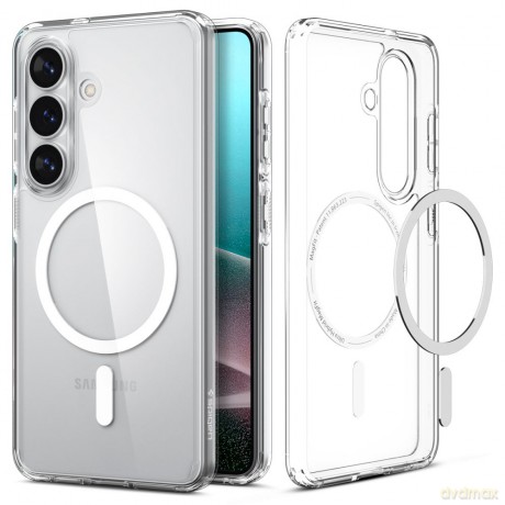 Spigen nakładka Ultra Hybrid Mag Magsafe do Samsung Galaxy S26 przezroczysta/biała