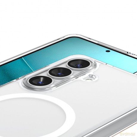 Spigen nakładka Ultra Hybrid Mag Magsafe do Samsung Galaxy S26 przezroczysta/biała
