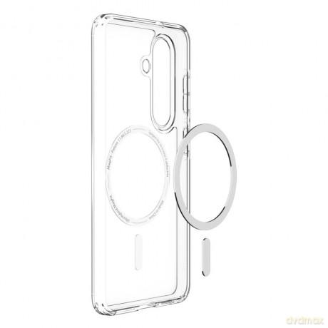 Spigen nakładka Ultra Hybrid Mag Magsafe do Samsung Galaxy S26 przezroczysta/biała