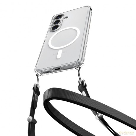 Spigen nakładka Ultra Hybrid Mag Magsafe do Samsung Galaxy S26 przezroczysta/biała