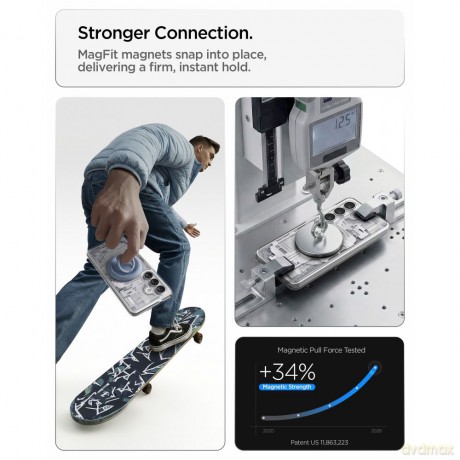 Spigen nakładka Ultra Hybrid Mag Magsafe do Samsung Galaxy S26+ Plus Zero One Biała