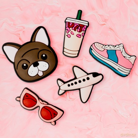 Sticker 3D Pink zestaw 5 szt