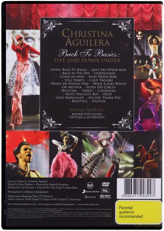 Christina Aguilera: Back To Basics: Live And Down Under [DVD]