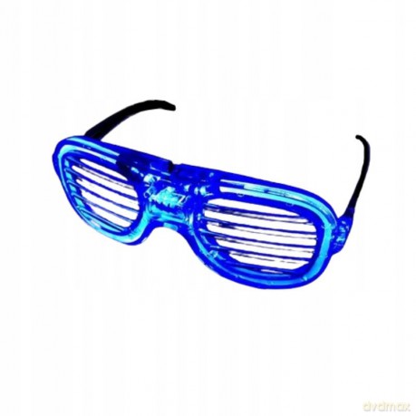 Świecące Okulary Led Blue / Niebieski