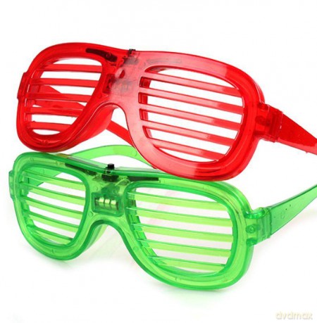 Świecące Okulary Led Red / Czerwony