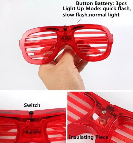 Świecące Okulary Led Red / Czerwony