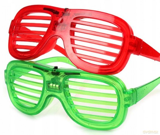 Świecące Okulary Led Red / Czerwony