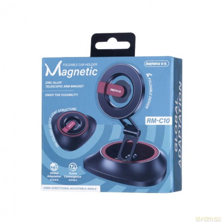 Uchwyt samochodowy REMAX RM-C10 MAGNETIC FOLDABLE BLACK
