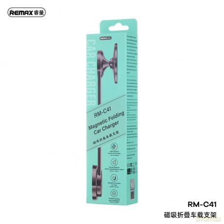 Uchwyt samochodowy REMAX RM-C41 MAGNETIC FOLDING BLACK