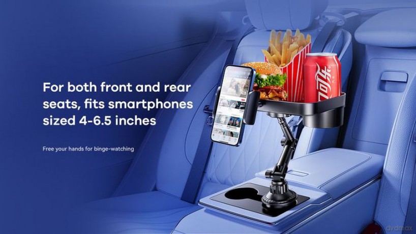 Uchwyt samochodowy REMAX RM-C48 Z UCHWYTEM NA KUBEK CUP HOLDER BLACK