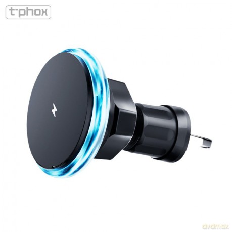 Uchwyt Samochodowy T-Phox M6 Magnetic Wireless Do Kratki Black