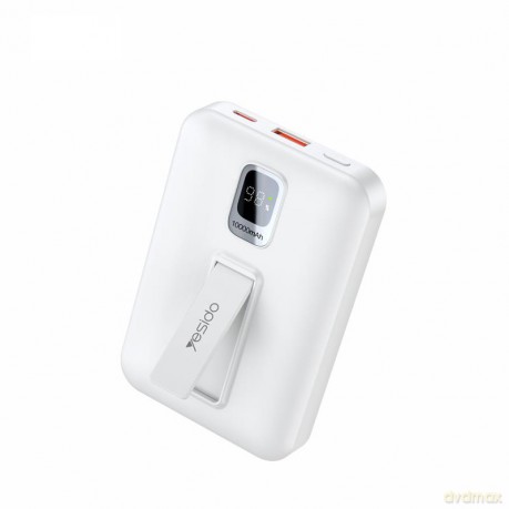 Yesido Powerbank YP45 10 000 mAh 22.5W + PD20W + 15W MagSafe, LED, WHITE/BIAŁY