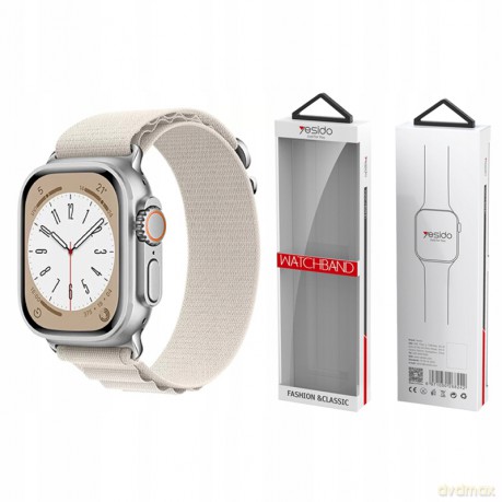 Yesido WB24 Pasek Sportowy Apple Watch Loop 38/40/41 NUDE/BEŻOWY