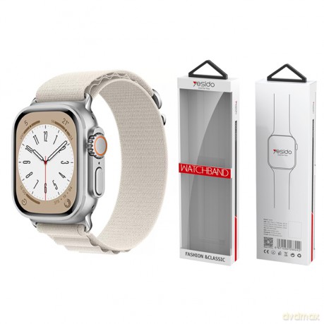 Yesido WB24 Pasek Sportowy Apple Watch Loop 38/40/41 NUDE/BEŻOWY