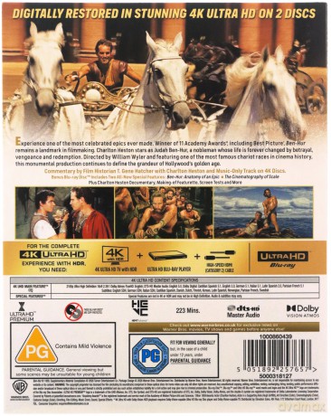 Ben-Hur [Blu-Ray 4K]
