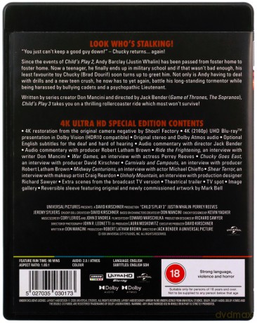 Child's Play 3 (Laleczka Chucky 3) [Blu-Ray 4K]