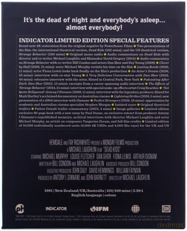 Dead Kids (Aka Strange Behaviour) (Dziwne zachowania) [Blu-Ray 4K]