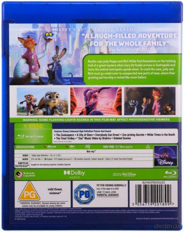 Disney's Zootropis 2 (Zwierzogród 2) [Blu-Ray]