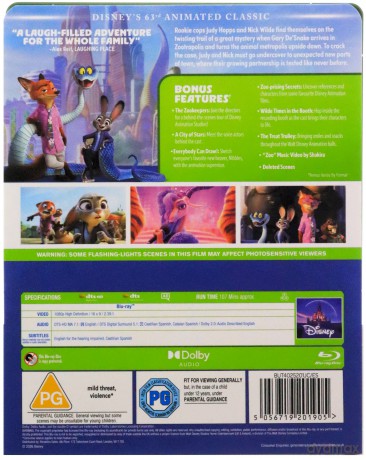 Disney's Zootropis 2 (Zwierzogród 2) (steelbook) [Blu-Ray]