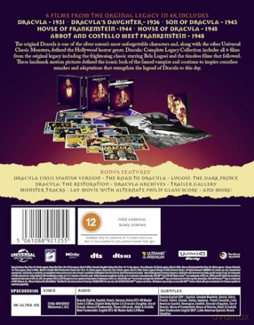 Dracula: Ultimate Legacy Collection [4xBlu-Ray 4K]