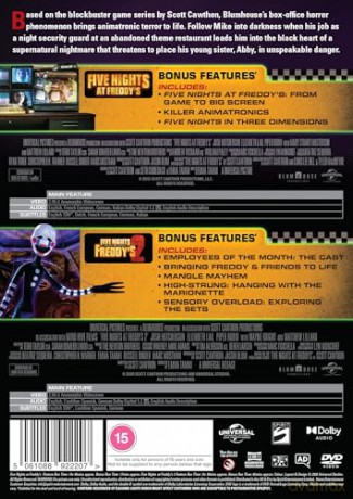 Five Nights At Freddy's 1&2 [2DVD]