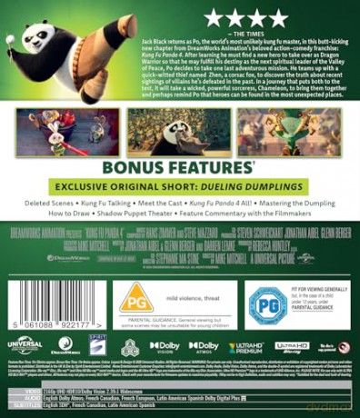 Kung Fu Panda 4 [Blu-Ray 4K]