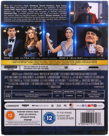 Now You See Me: Now You Don't (Iluzja 3) (steelbook) [Blu-Ray 4K]+[Blu-Ray]