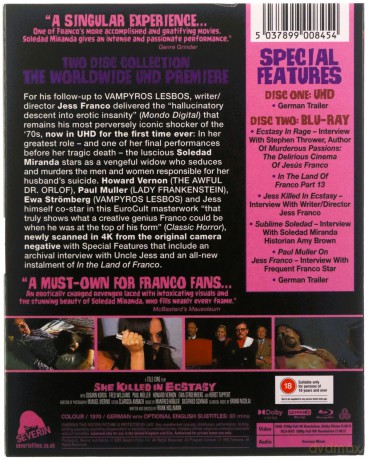 She Killed In Ecstasy [Blu-Ray 4K]+[Blu-Ray]