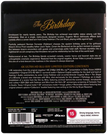 The Birthday (Limited) [Blu-Ray 4K]