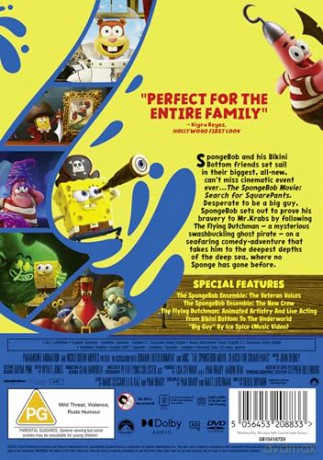 The Spongebob Movie: Search For Squarepants (SpongeBob: Klątwa pirata) [DVD]