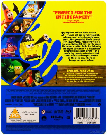 The Spongebob Movie: Search For Squarepants (SpongeBob: Klątwa pirata) (steelbook) [Blu-Ray]