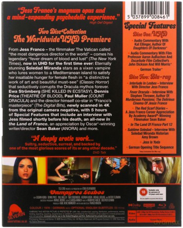 Vampyros Lesbos (Wampiryczne lesbijki) [Blu-Ray 4K]+[Blu-ray]