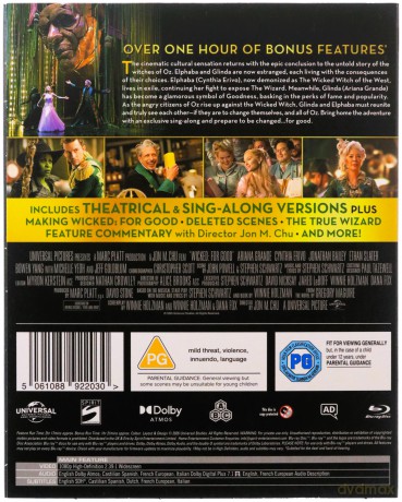 Wicked: For Good (Wicked: Na dobre) [Blu-Ray]