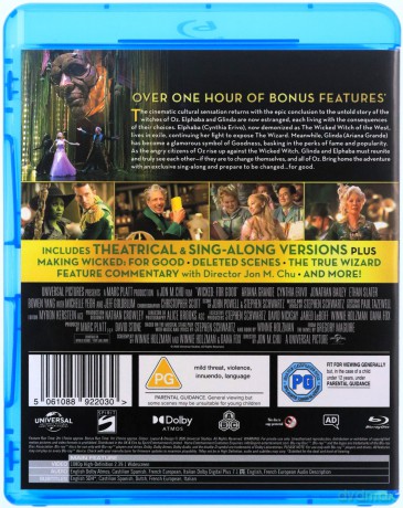 Wicked: For Good (Wicked: Na dobre) [Blu-Ray]